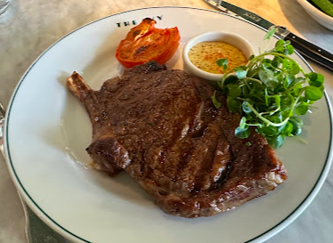 The Ivy Chelsea Garden signature dishes The Ivy Classic Crispy Duck Salad
Teriyaki Salmon and Tenderstem Broccoli
Sirloin Steak
